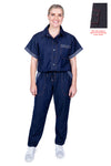 The Original Drop-Waist Scrumpsuit® (Scrub Jumpsuit) in Black