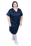 The Original Scress™ (Scrub Dress) in Blue/Black Camo